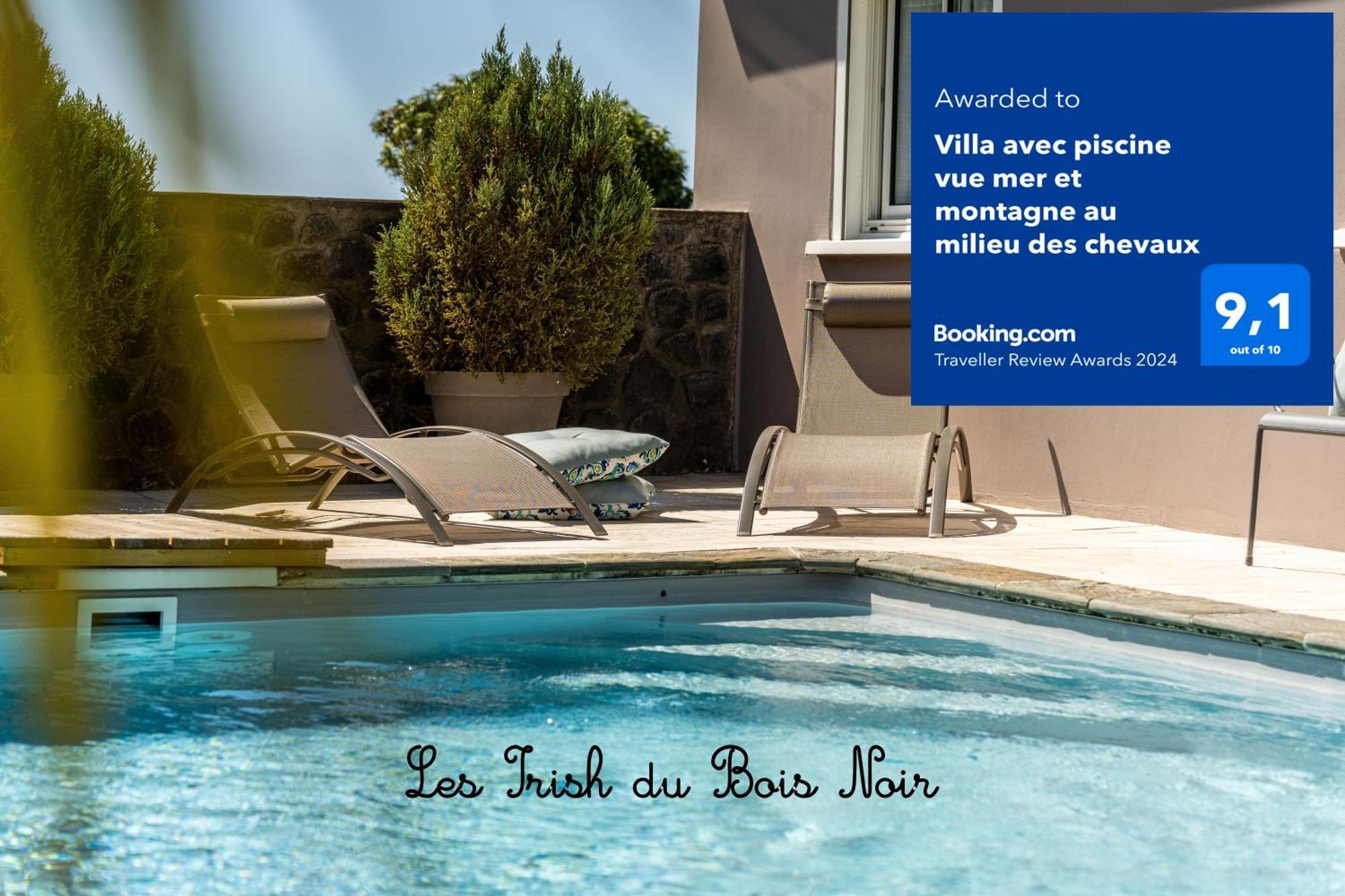 Villa Avec Piscine Vue Mer Et Montagne, En Pleine Nature Сен-Жозеф Екстер'єр фото