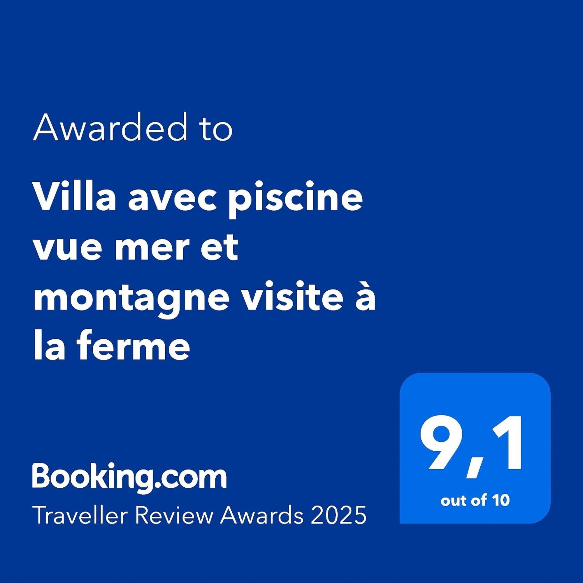 Villa Avec Piscine Vue Mer Et Montagne, En Pleine Nature Сен-Жозеф Екстер'єр фото